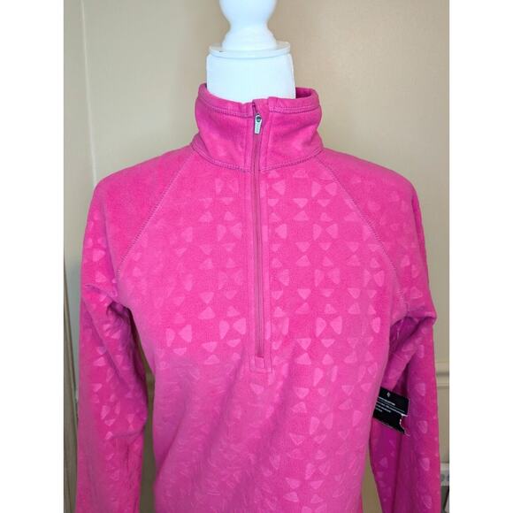 NWT Eddie Bauer Lava Fast Fleece Raglan Sleeve 1/4 Zip Sweatshirt Size S - Picture 3 of 7